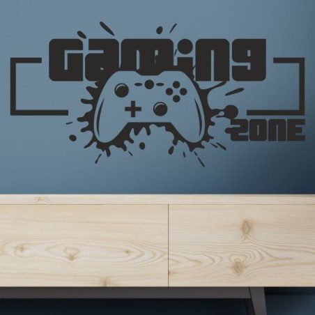 Wandaufkleber Wandtattoo Aufkleber Wand Tattoo Sticker Gamer Game Spiel Konsole Zocken Spielen Game Over Eat Sleep Repeat Level