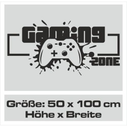 Wandaufkleber Wandtattoo Aufkleber Wand Tattoo Sticker Gamer Game Spiel Konsole Zocken Spielen Game Over Eat Sleep Repeat Level