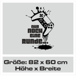 Wandaufkleber Wandtattoo Aufkleber Wand Tattoo Sticker Gamer Game Spiel Konsole Zocken Spielen Game Over Eat Sleep Repeat Level