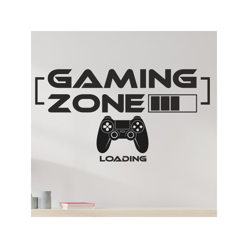 Wandaufkleber Wandtattoo Aufkleber Wand Tattoo Sticker Gamer Game Spiel Konsole Zocken Spielen Game Over Eat Sleep Repeat Level