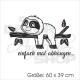 Faultier Sloth  abhängen chillen CHILL MAL Kinder Kids Aufkleber Wand Tattoo Sticker Wandtattoo Wandaufkleber