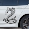Aufkleber SET Auto Car Tattoo Style Seiten Tribal Dekor Pferd Gecko Power Blumen Ranke Fee Hexe Blumen Blüten Gecko Farbe Decal