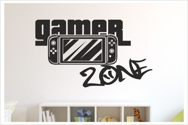 Gaming Zone, Gamer Zimmer Zeichen, Gaming Aufkleber, Gamer Wandaufkleber,  Wandtattoo, Gamer Dekor, Gamer Wand Raum -  Österreich