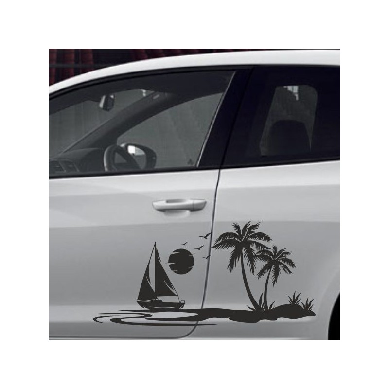 Aufkleber SET Auto Car Tattoo Style Seiten Tribal Dekor Pferd Gecko Power Blumen Ranke Fee Hexe Blumen Blüten Gecko Farbe Decal