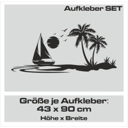 Aufkleber SET Auto Car Tattoo Style Seiten Tribal Dekor Pferd Gecko Power Blumen Ranke Fee Hexe Blumen Blüten Gecko Farbe Decal