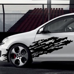 Aufkleber SET Auto Car Tattoo Style Seiten Tribal Dekor Pferd Gecko Power Blumen Ranke Fee Hexe Blumen Blüten Gecko Farbe Decal