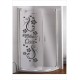 Glas Dekor Aufkleber Blumen Ranke Wellness Oase Tribal Tattoo Fenster, Lack & Glas