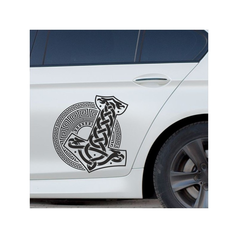 Aufkleber SET Auto Car Tattoo Style Seiten Tribal Dekor Pferd Gecko Power Blumen Ranke Fee Hexe Blumen Blüten Gecko Farbe Decal