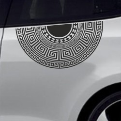 Aufkleber SET Auto Car Tattoo Style Seiten Tribal Dekor Pferd Gecko Power Blumen Ranke Fee Hexe Blumen Blüten Gecko Farbe Decal