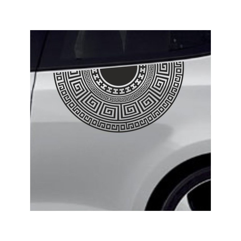 Aufkleber SET Auto Car Tattoo Style Seiten Tribal Dekor Pferd Gecko Power Blumen Ranke Fee Hexe Blumen Blüten Gecko Farbe Decal