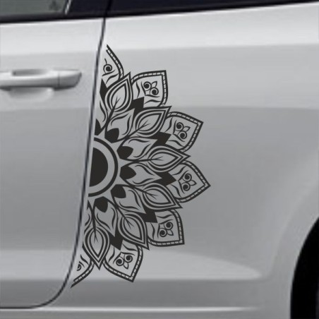 Aufkleber SET Auto Car Tattoo Style Seiten Tribal Dekor Pferd Gecko Power Blumen Ranke Fee Hexe Blumen Blüten Gecko Farbe Decal