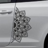 Aufkleber SET Auto Car Tattoo Style Seiten Tribal Dekor Pferd Gecko Power Blumen Ranke Fee Hexe Blumen Blüten Gecko Farbe Decal