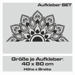 Aufkleber SET Auto Car Tattoo Style Seiten Tribal Dekor Pferd Gecko Power Blumen Ranke Fee Hexe Blumen Blüten Gecko Farbe Decal