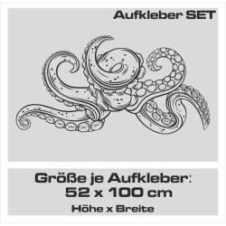 Aufkleber SET Auto Car Tattoo Style Seiten Tribal Dekor Pferd Gecko Power Blumen Ranke Fee Hexe Blumen Blüten Gecko Farbe Decal