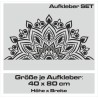 Aufkleber SET Auto Car Tattoo Style Seiten Tribal Dekor Pferd Gecko Power Blumen Ranke Fee Hexe Blumen Blüten Gecko Farbe Decal