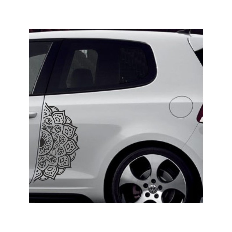 Aufkleber SET Auto Car Tattoo Style Seiten Tribal Dekor Pferd Gecko Power Blumen Ranke Fee Hexe Blumen Blüten Gecko Farbe Decal