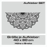 Aufkleber SET Auto Car Tattoo Style Seiten Tribal Dekor Pferd Gecko Power Blumen Ranke Fee Hexe Blumen Blüten Gecko Farbe Decal