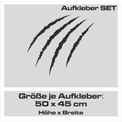 Aufkleber SET Auto Car Tattoo Style Seiten Tribal Dekor Pferd Gecko Power Blumen Ranke Fee Hexe Blumen Blüten Gecko Farbe Decal