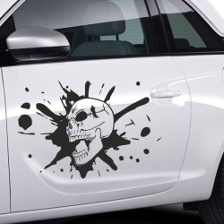 Aufkleber SET Auto Car Tattoo Style Seiten Tribal Dekor Pferd Gecko Power Blumen Ranke Fee Hexe Blumen Blüten Gecko Farbe Decal