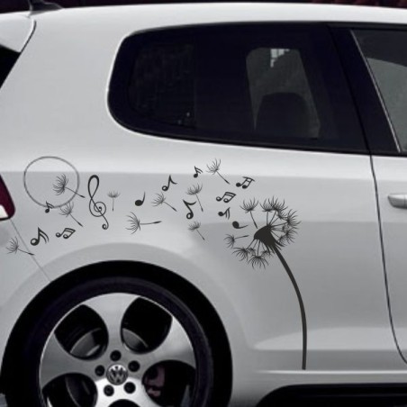 Aufkleber SET Auto Car Tattoo Style Seiten Tribal Dekor Pferd Gecko Power Blumen Ranke Fee Hexe Blumen Blüten Gecko Farbe Decal