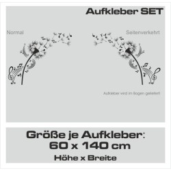 Aufkleber SET Auto Car Tattoo Style Seiten Tribal Dekor Pferd Gecko Power Blumen Ranke Fee Hexe Blumen Blüten Gecko Farbe Decal