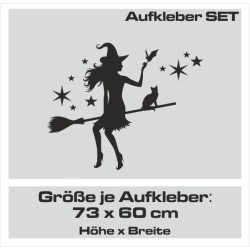 Aufkleber SET Auto Car Tattoo Style Seiten Tribal Dekor Pferd Gecko Power Blumen Ranke Fee Hexe Blumen Blüten Gecko Farbe Decal