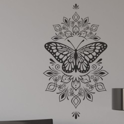 Wandaufkleber Wandtattoo Sprüche Vintage Sugar Skull Bulli Bus Familie Endlosschleife Mandala Buddha Drache Liebe Faultier