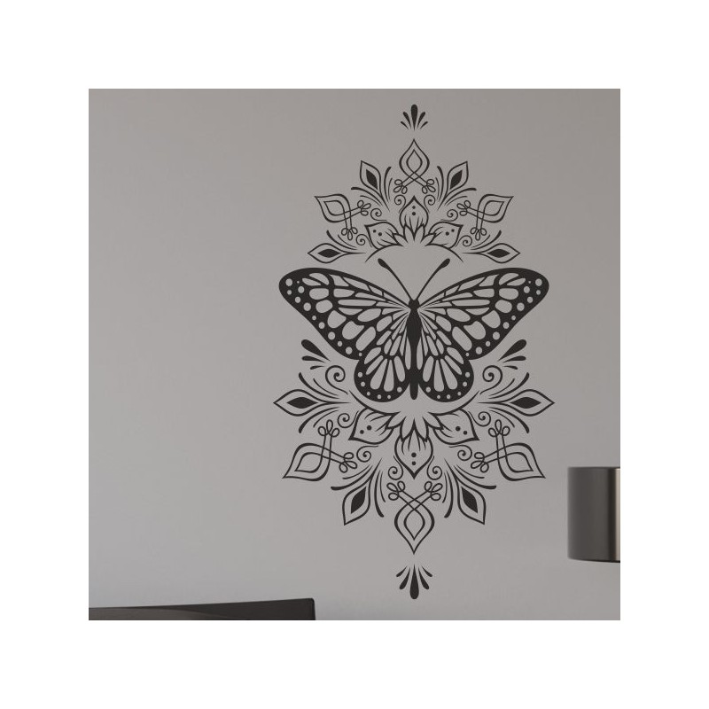 Wandaufkleber Wandtattoo Sprüche Vintage Sugar Skull Bulli Bus Familie Endlosschleife Mandala Buddha Drache Liebe Faultier