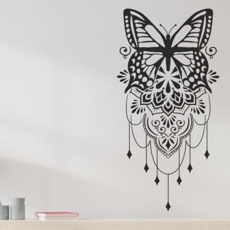 Wandaufkleber Wandtattoo Sprüche Vintage Sugar Skull Bulli Bus Familie Endlosschleife Mandala Buddha Drache Liebe Faultier