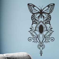 Wandaufkleber Wandtattoo Sprüche Vintage Sugar Skull Bulli Bus Familie Endlosschleife Mandala Buddha Drache Liebe Faultier