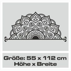 Wandaufkleber Wandtattoo Sprüche Vintage Sugar Skull Bulli Bus Familie Endlosschleife Mandala Buddha Drache Liebe Faultier