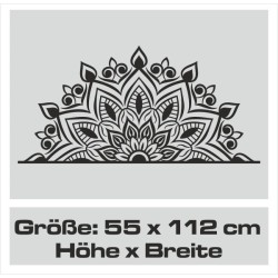 Wandaufkleber Wandtattoo Sprüche Vintage Sugar Skull Bulli Bus Familie Endlosschleife Mandala Buddha Drache Liebe Faultier