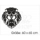 Aufkleber Löwe Lion  Böser Blick Afrika Safari Offroad Tattoo Auto Lack