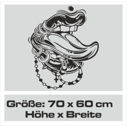 Wandaufkleber Wandtattoo Sprüche Vintage Sugar Skull Bulli Bus Familie Endlosschleife Mandala Buddha Drache Liebe Faultier