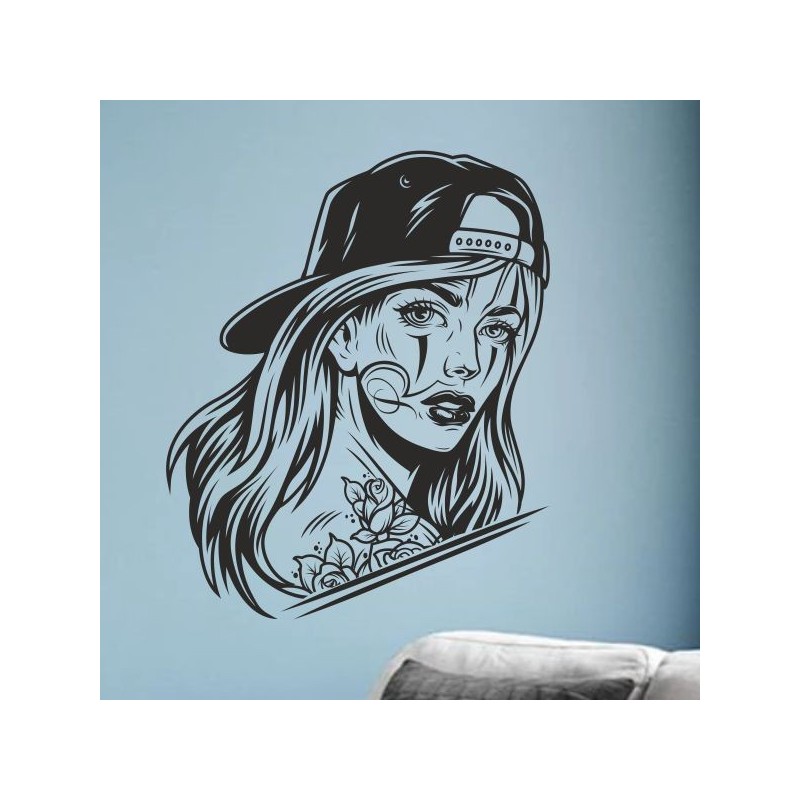 Wandaufkleber Wandtattoo Sprüche Vintage Sugar Skull Bulli Bus Familie Endlosschleife Mandala Buddha Drache Liebe Faultier