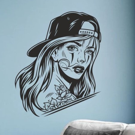 Wandaufkleber Wandtattoo Sprüche Vintage Sugar Skull Bulli Bus Familie Endlosschleife Mandala Buddha Drache Liebe Faultier