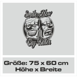 Wandaufkleber Wandtattoo Sprüche Vintage Sugar Skull Bulli Bus Familie Endlosschleife Mandala Buddha Drache Liebe Faultier