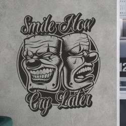 Wandaufkleber Wandtattoo Sprüche Vintage Sugar Skull Bulli Bus Familie Endlosschleife Mandala Buddha Drache Liebe Faultier