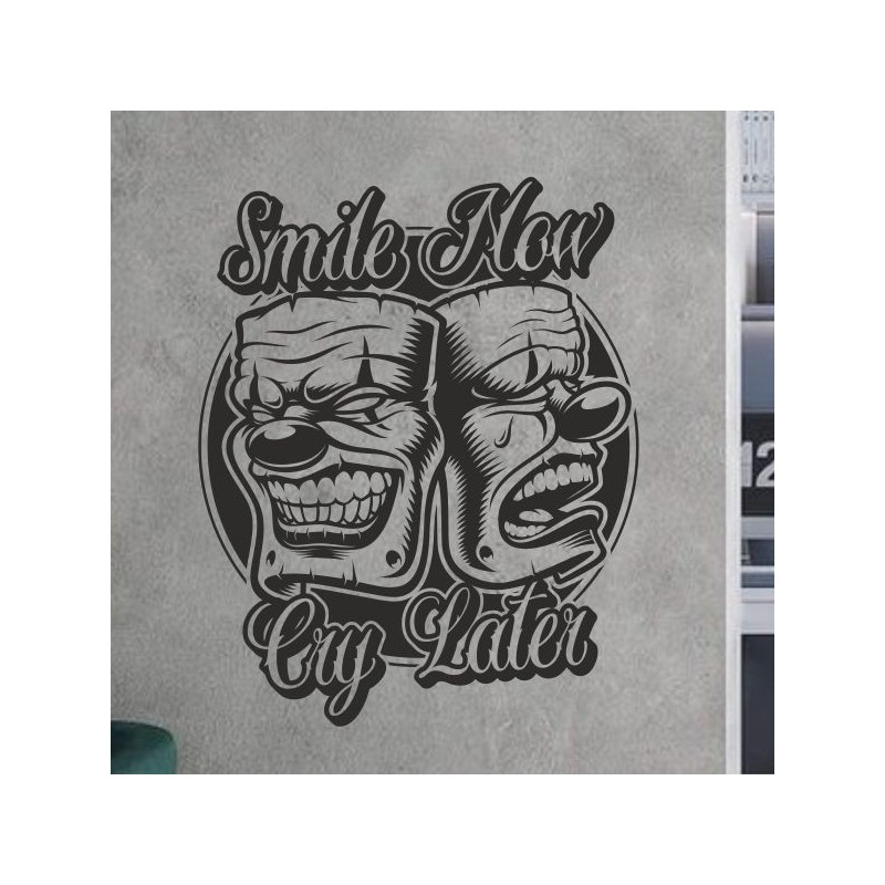 Wandaufkleber Wandtattoo Sprüche Vintage Sugar Skull Bulli Bus Familie Endlosschleife Mandala Buddha Drache Liebe Faultier