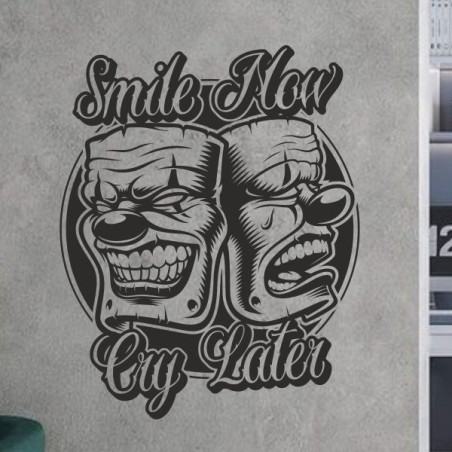 Wandaufkleber Wandtattoo Sprüche Vintage Sugar Skull Bulli Bus Familie Endlosschleife Mandala Buddha Drache Liebe Faultier