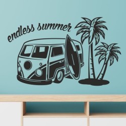 Wandaufkleber Wandtattoo Sprüche Vintage Sugar Skull Bulli Bus Familie Endlosschleife Mandala Buddha Drache Liebe Faultier