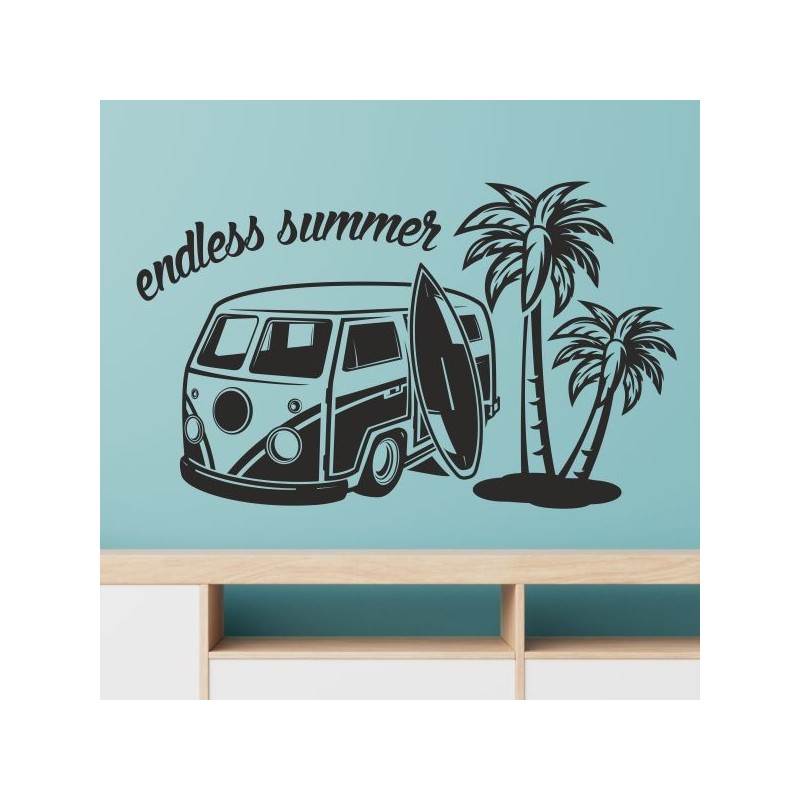 Wandaufkleber Wandtattoo Sprüche Vintage Sugar Skull Bulli Bus Familie Endlosschleife Mandala Buddha Drache Liebe Faultier