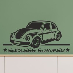 Wandaufkleber Wandtattoo Sprüche Vintage Sugar Skull Bulli Bus Familie Endlosschleife Mandala Buddha Drache Liebe Faultier