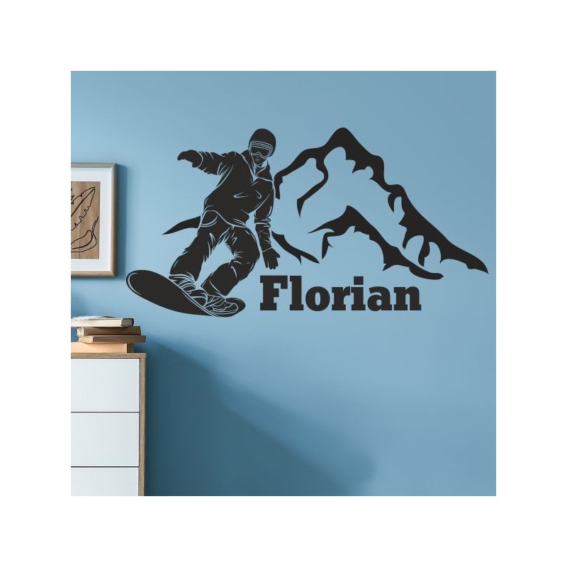 Wandaufkleber Wandtattoo Sport Fußball Kicker Ball Spiel Kinder Kids Snowbord Skateboard Skater Ski Stuntroller Roller