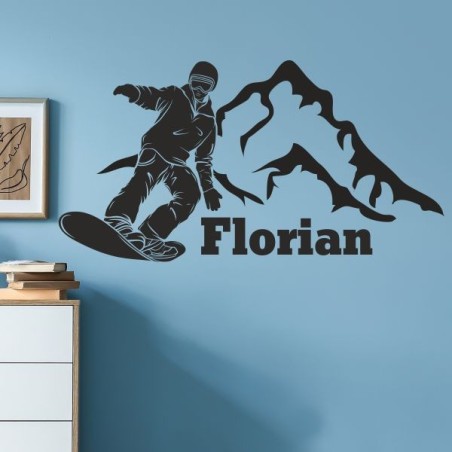 Wandaufkleber Wandtattoo Sport Fußball Kicker Ball Spiel Kinder Kids Snowbord Skateboard Skater Ski Stuntroller Roller