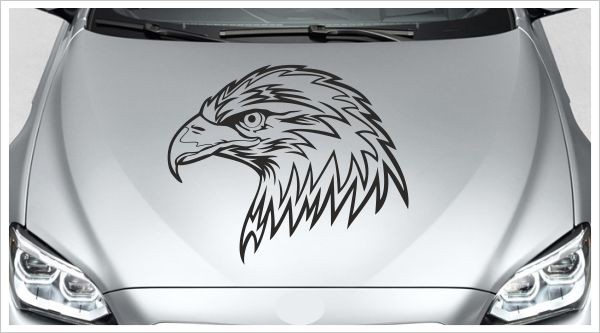 Adler Adlerkopf Feder Vogel Offroad Wild Free Auto Aufkleber Motorhaube Car  Style Tattoo - Der Dekor Aufkleber Shop