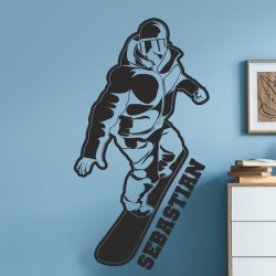 Wandaufkleber Wandtattoo Sport Fußball Kicker Ball Spiel Kinder Kids Snowbord Skateboard Skater Ski Stuntroller Roller