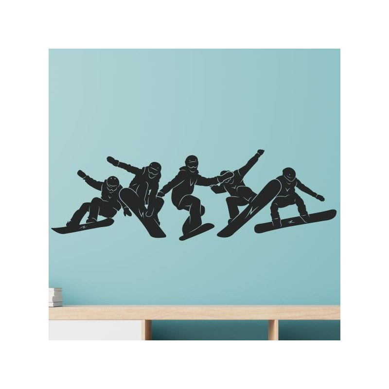 Wandaufkleber Wandtattoo Sport Fußball Kicker Spiel Kinder Kids Snowbord Skateboard Skater Stuntroller Roller BMX Basket Ball
