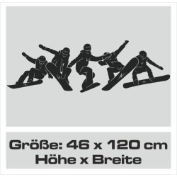 Wandaufkleber Wandtattoo Sport Fußball Kicker Spiel Kinder Kids Snowbord Skateboard Skater Stuntroller Roller BMX Basket Ball