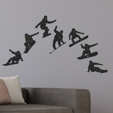 Wandaufkleber Wandtattoo Sport Fußball Kicker Spiel Kinder Kids Snowbord Skateboard Skater Stuntroller Roller BMX Basket Ball